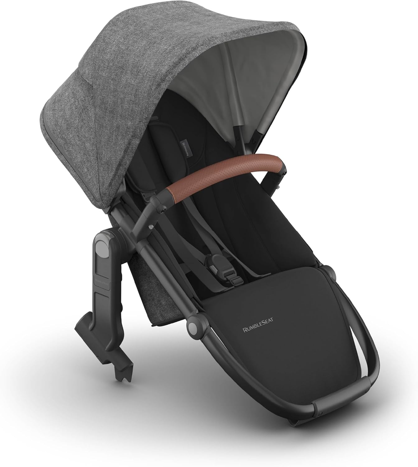 UPPAbaby RumbleSeat V3 - Greyson | Vista Pushchair (2015+) | Second Seat Unit with Adapters | Magnetic Harness | Multi-Position Recline | UPF 50+ Canopy, Rain Cover & Bug Shield | 3 Months to 15kg