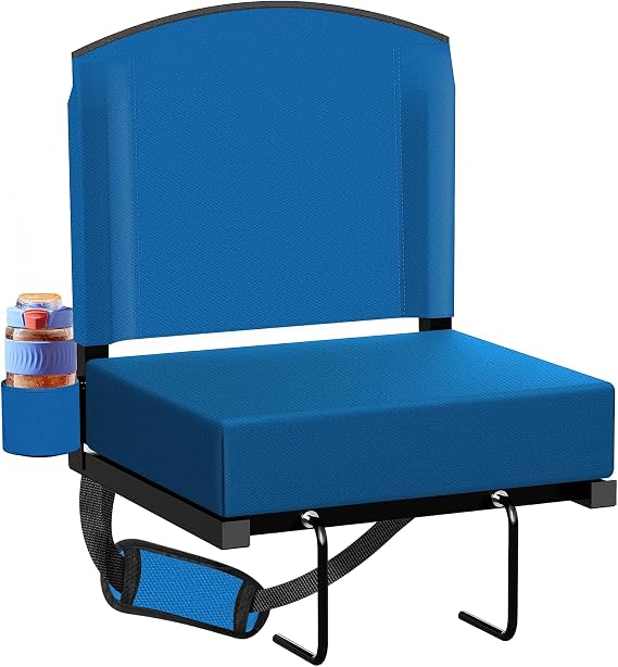 Dayacoco Stadium Seats with Back Support, New Portable Seat for Bleachers