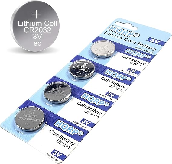 HQRP 4-Pack Lithium Battery Compatible with Accu-Chek Guide Blood Glucose Monitoring System, Sugar Monitor Meter