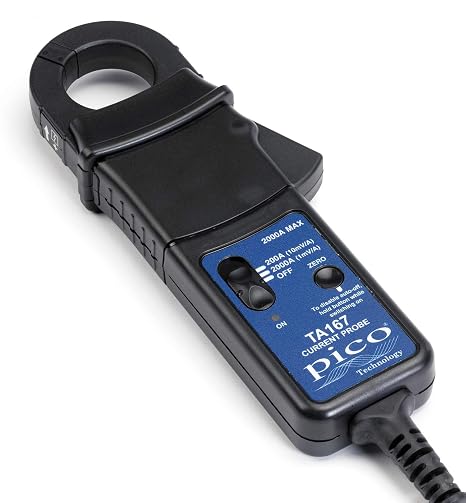 Pico Technology TA167 Current Clamp PicoScope 200 A / 2000 A AC/DC Current Probe, BNC Connector