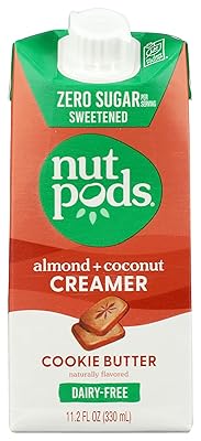 Nutpods, Creamer Almond Coconut Cookie Butter, 11.2 Fl Oz
