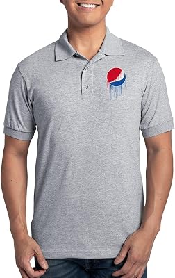 CafePress Pepsi Varsity Drip Mens Dark Polo Shirt