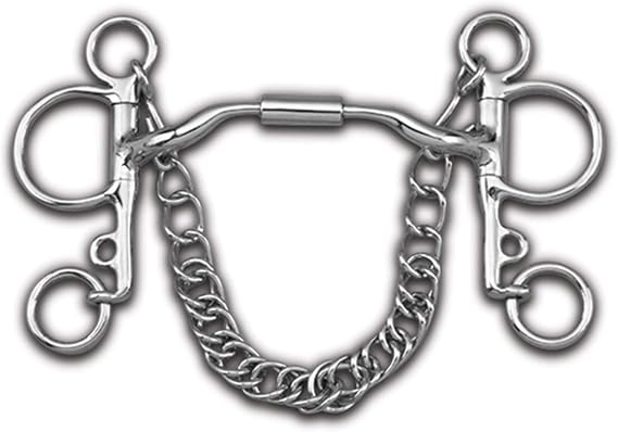 Myler Pelham with Stainless Steel Low Port Comfort Snaffle