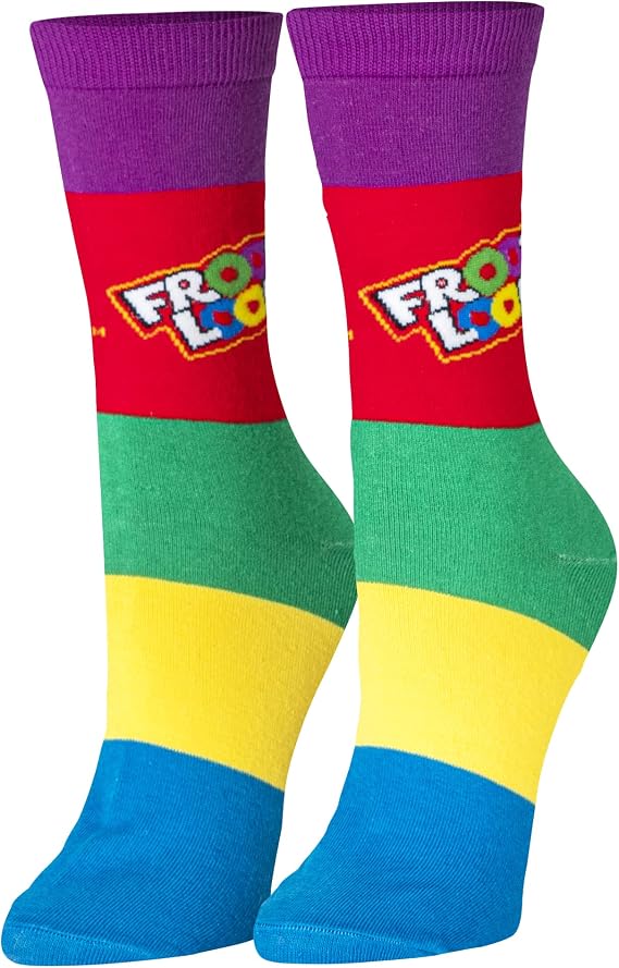 Crazy Socks Breakfast Food Cereal Crew Socks for Men & Women Funny Novelty Food Designs Colorful, Comfy & Unique