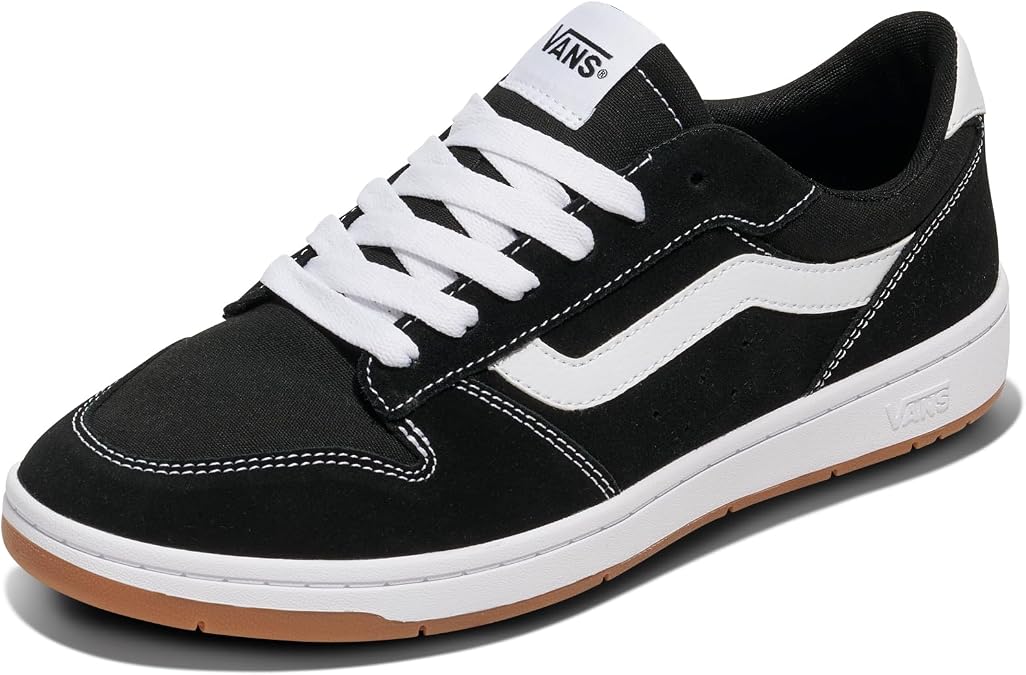 Vans Mens Ryland Suede Trainers White/Black