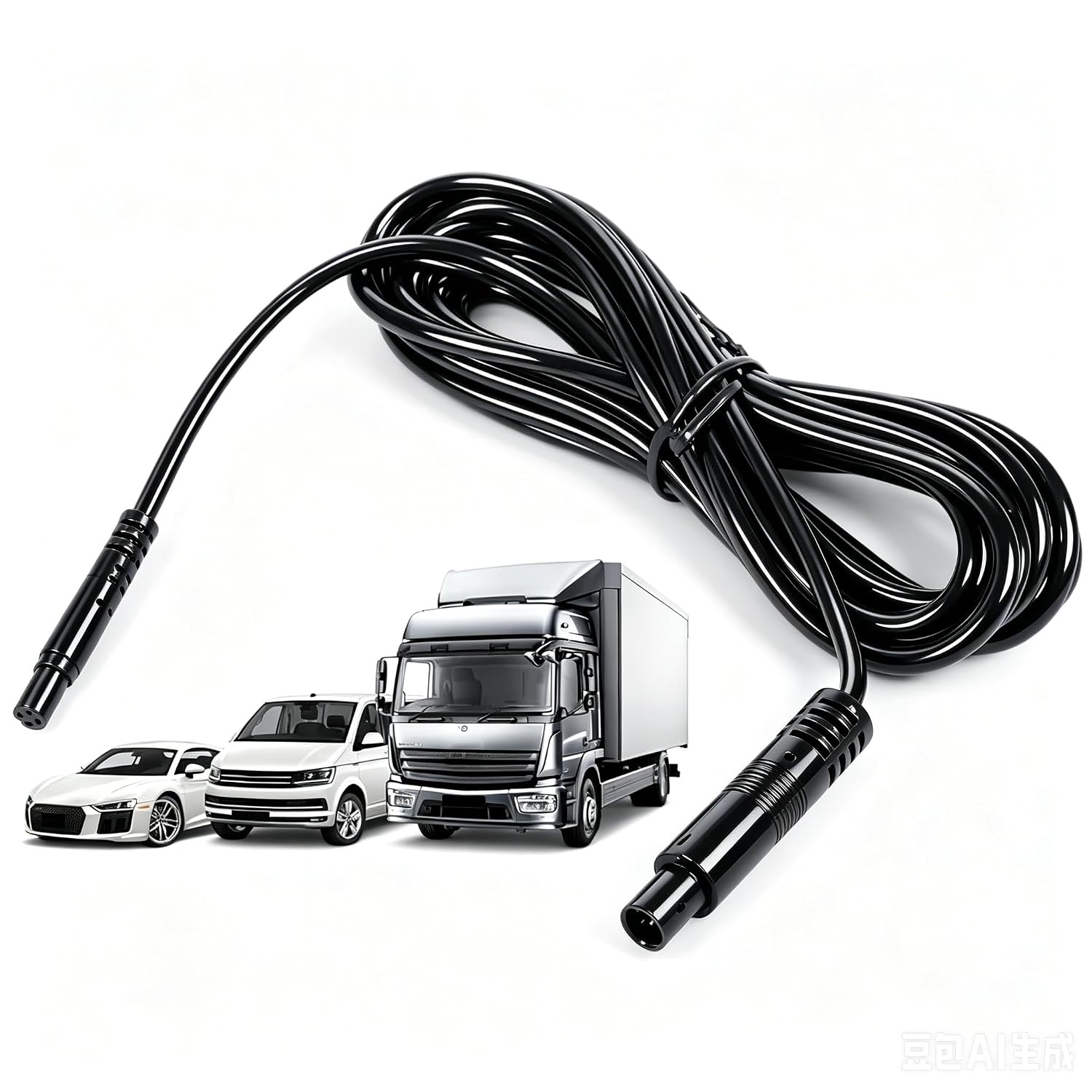 3 Metre Extension Cable for Car Dashcam Dash Cam Reversing Camera Extension Cable with 4 Pins for Dash Cams Waterproof Pure Copper Cable Reversing Camera Cable with 12 V and 24 V Vehicles