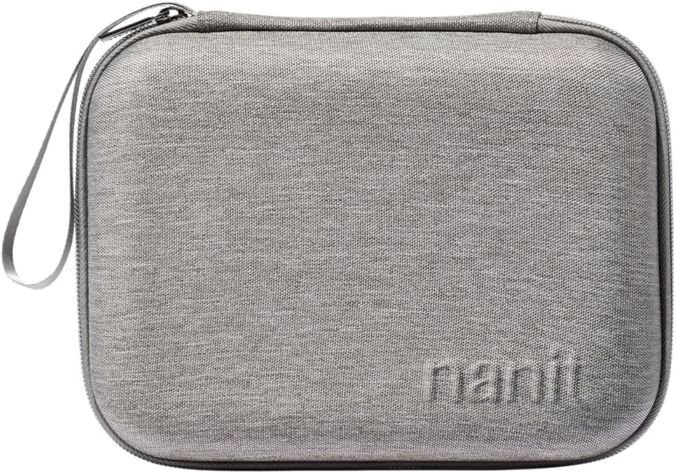 Nanit Travel Case Protective Hard Shell Carrying Case for Nanit Pro Baby Monitor and Multi-Stand Travel Accessory, Grey
