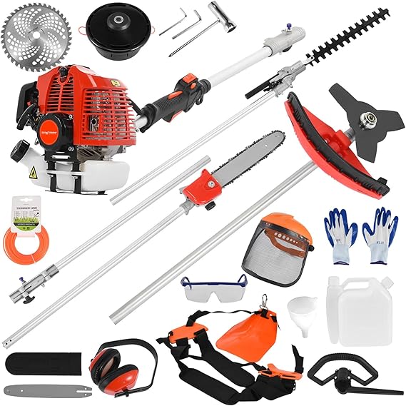 52CC 2-Stroke 5 in 1 Weed Eater Gas Powered