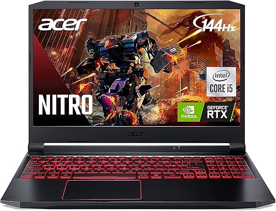 2021 Acer Nitro 5 | NVIDIA GeForce RTX 3050 | Intel Core i5-10300H | 15.6" Full HD IPS 144Hz Display | Killer Ethernet E2600 | WiFi 6 | DTS X Ultra | Accessories (16GB RAM | 1TB PCIe SSD)