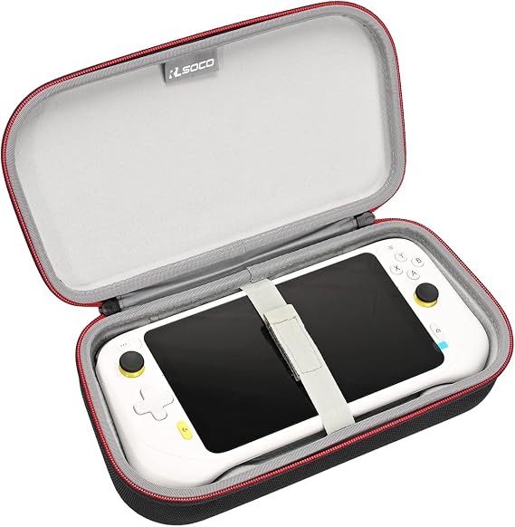 RLSOCO Protective Case for Logitech G Cloud Handheld Portable Gaming Console, Compatible with Gaming Console and Charging Cable - Black (Case Only)