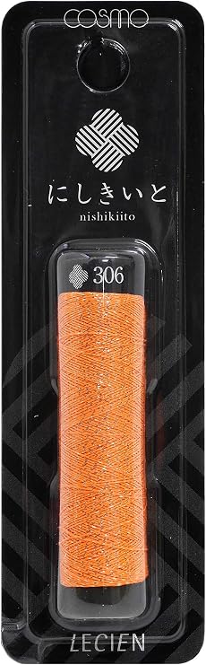 LECIEN No. 77 Nishikito Glitter Embroidery Thread 66.6 ft (20 m) Roll