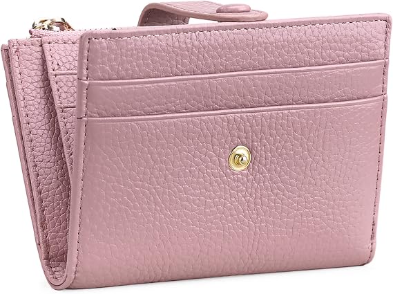 FALAN MULE Small Wallets for Women RFID Blocking Leather Womens Wallet | slim wallet for women Bifold Ladies Wallet with Zipper Coin Purse