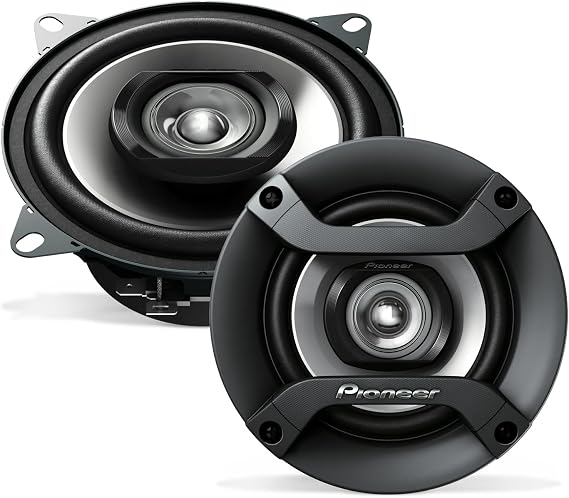 Pioneer F-Series TS-F1035R 4" 2-Way Coaxial Car Speakers 150W Max | Great Factory Speaker Replacement, Balanced Sound + Smooth Treble, High-Efficiency Speaker Designed for OEM Power
