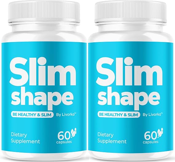 (2 Pack) SlimShape Capsules - Official SlimShape Pills Advanced Formula Premium All Natural Supplement Support, SlimShape for Overall Health & Wellness Supplement Reviews, 120 Capsules for 2 Months