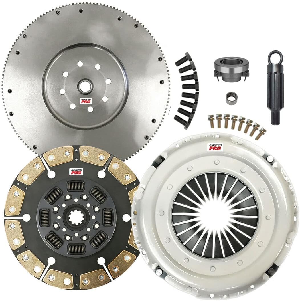 ClutchMaxPRO Performance Stage 4 Clutch Kit & Flywheel Compatible with 2001-2005 Dodge Ram 2500 3500 Cummins Turbo Diesel NV5600 6 Speed CP05101HDCFW-ST4