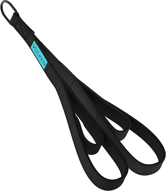 Vulken Tricep Rope Cable Attachment. 28.7 Inch & 22 Inch Two Lengths Built in One Pull Down Rope