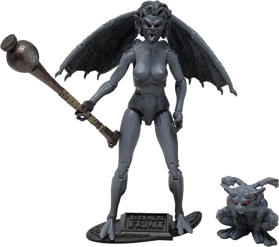 Boss Fight Studio Vitruvian H.A.C.K.S. Gargoyle Fantasy Series Action Figure - Highly Articulated Collectible and Customizable Figurine with Interchangeable Parts and Accessories - 1:18 Scale