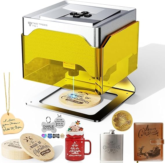 Twotrees TS1 Mini 3000mW Laser Engraver, Fully Enclosed Safe Design