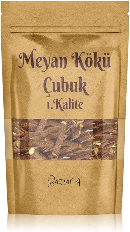 Bazaar 4 Meyan Kökü Çubuk 1.Kalite Taze 165 Gr