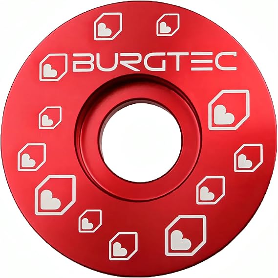 Burgtec Top Cap - Race RedQ | bike-headsets-and-accessories