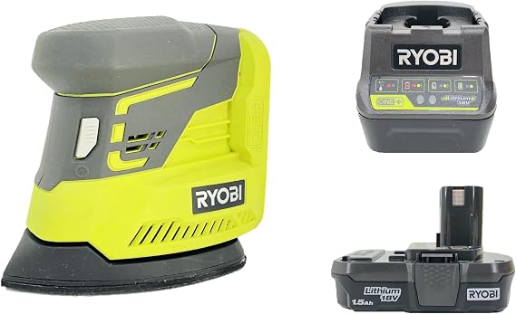 18-Volt Corner Cat Finish Sander with Battery and Charger Kit by Ryobi
