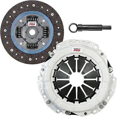 ClutchMaxPRO Performance Stage 2 Clutch Kit Compatible with 2002 2003 Mitsubishi Lancer ES LS OZ Rally 2.0L Non-Turbo 5-speed CP05122HD-ST2