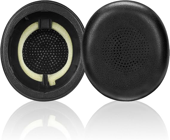 Replacement Ear Pads for Jabra Evolve2 65 (65MS 65UC USB)/Evolve2 40 (40UC 40MS USB)/Elite 45h On-Ear Wireless Headset, Headphones Ear Cushions, Headset Earpads, Ear Cups Cover. (Black)