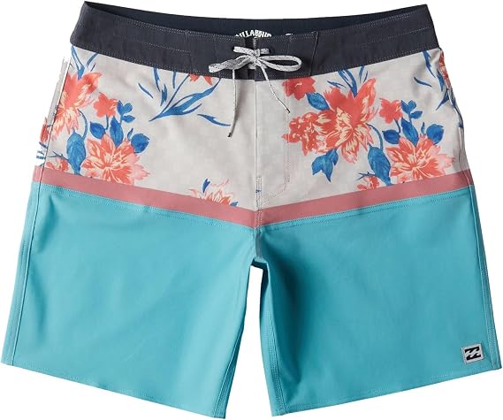 Billabong Men's Fifty50 Pro 19" Boardshorts Swim Trunks, Color: Stone, Size 40