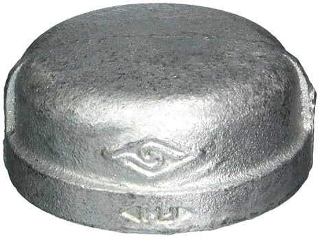 Matco-Norca ZMGCA08 Galvanized Malleable Cap, 2", Silver
