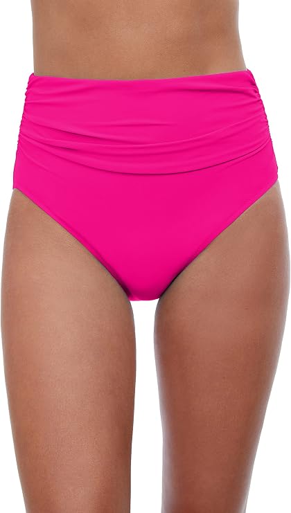 Profile by Gottex Women's Tutti Frutti Ruched High Waist Swim Bottom