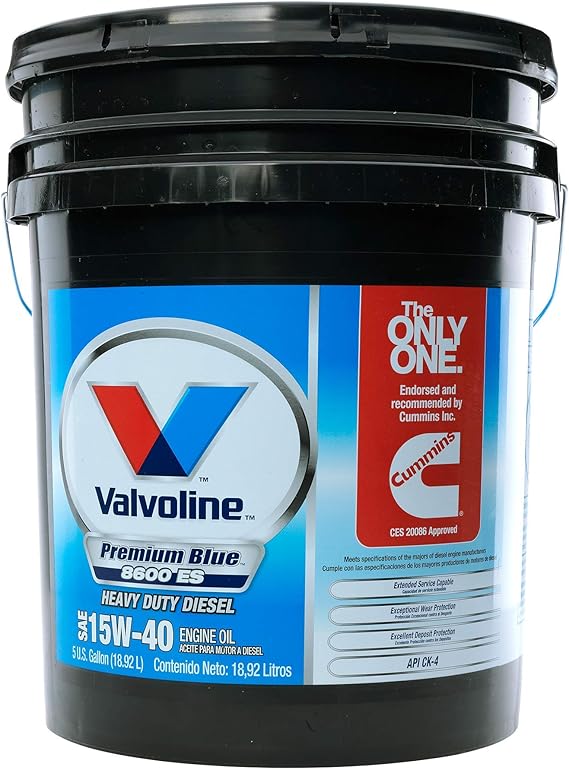Valvoline Premium Blue SAE 15W-40 Diesel Engine Oil 5 GA Pail