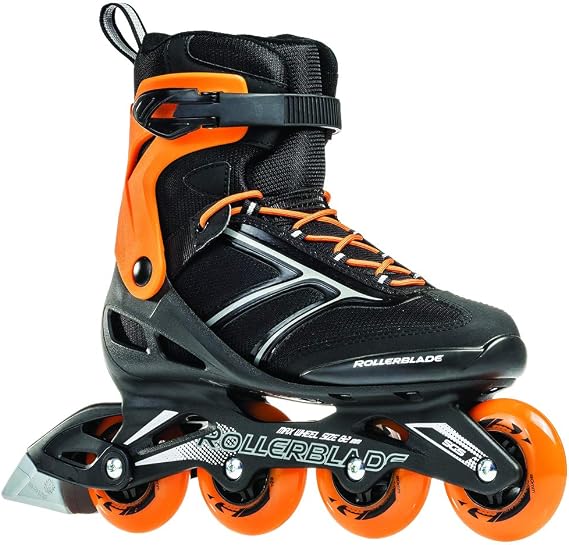 Rollerblade 076204009567 Zetrablade Rental Black/Orange 7