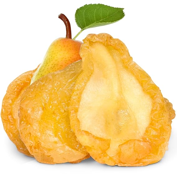 Dried Pears by Its Delish, 2 Lbs Bulk Bag | Fancy California Pear Slices No Sugar Added | Healthy Dried Fruit Snack Food Naturally Sweet Moist and Chewy Dry Fruit Snacks | Vegan, Kosher