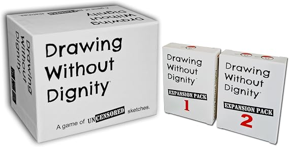 Drawing Without Dignity Complete Set: The Hit Pictionary-Style Mature Drawing Game Plus All Expansion Packs