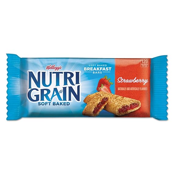 Kellogg's, Nutri-Grain Strawberry Cereal Bars, Single