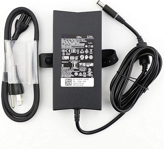 19.5V 6.67A 130-watt Charger for Dell OptiPlex 7070 7050 7060 7080 7090 5050 5060 5070 5080 D10U D10U003 D02T D11S D11S004 D14U D13U002 Desktop Computer Small 4.5mm Tip Power Supply Adapter Cord
