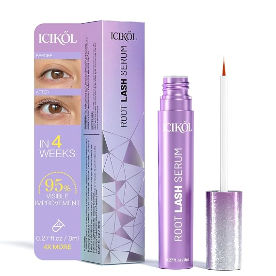 Eyelash Growth Serum, Advanced Lash Enhancing Treatment - Peptide & Vitamin Formula for Longger, Thicker er Looking Lashes, Vegan & Cruelty - Free for Sensitive Eyes, 8mL/ 0.27 fl oz