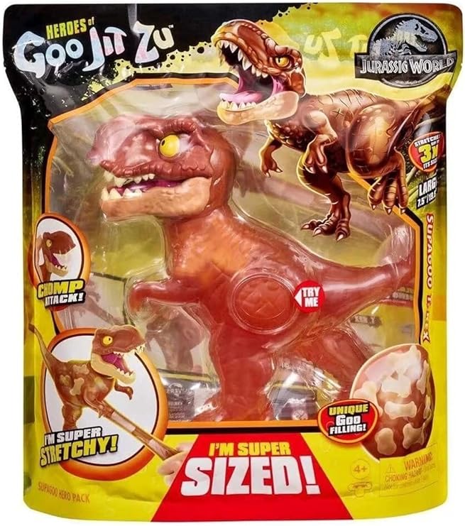 Grandi Giochi - Goo JIT Zu Supagoo T-Rex Jurassic World 20cm