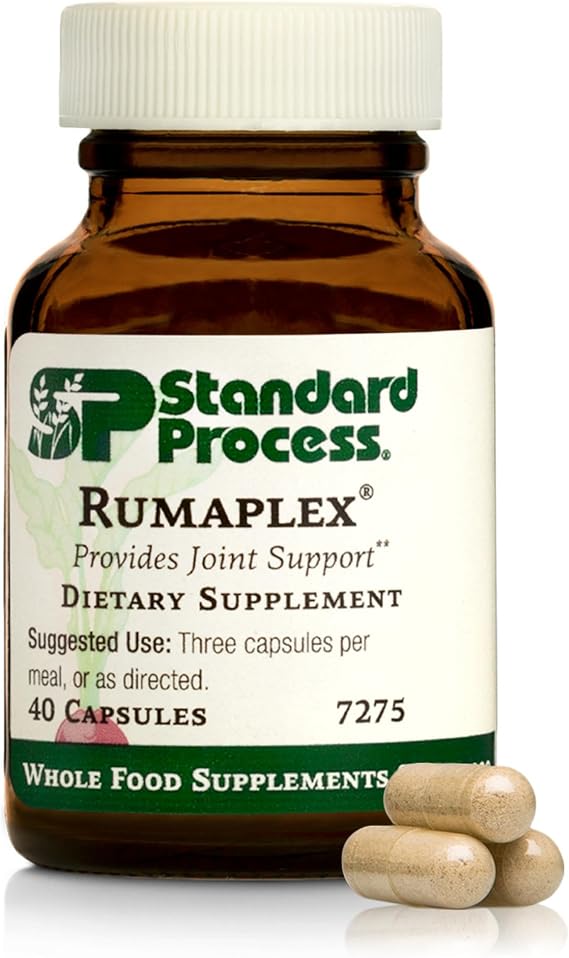 Standard Process Rumaplex, Liver & Bile Production Support, 40 Capsules | Healthy Liver Support Supplement, Body Health Supplement with Vitamin A and Niacin, Aid Liver Health and Bile Production