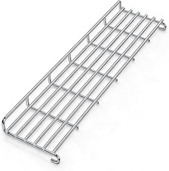 Genesis E-310 Top Warming Rack for Weber Genesis II E-315 E-330 Grill Parts | 66044 Stainless Steel Premium Warm Rack fits Weber Genesis II E-335 S-310 S-335 Grill Accessories Precision Fit