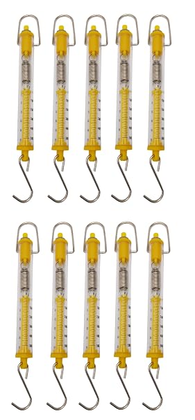 Newton Force Meter Spring Scale - Max Capacity 5000g/50N, Spring Scale Dynamometer Science Classroom (10)