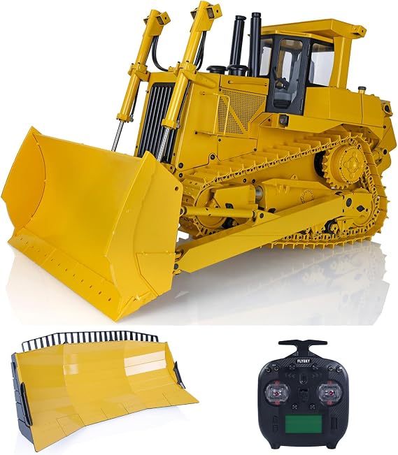 TOUCAN RC HOBBY Jdmodel 1/14 Hydraulic RC Bulldozer Dxr2 with Upgraded Metal Dozer Blade Model