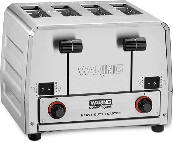 Waring 4-Slot Toaster with 380 Slices an Hour & 120V