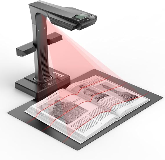CZUR ET24 Pro Professional Book Scanner, 24MP Document Camera