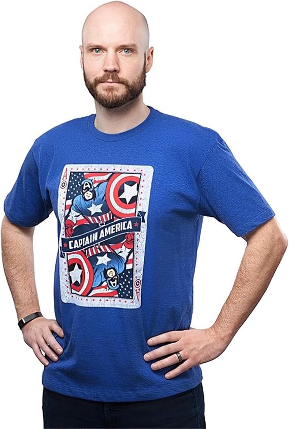 CAPTAIN AMERICA Ace of Avengers Adult T-Shirt