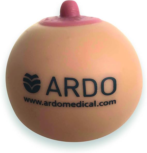Ardo Demo Breast Model Silicone Breastfeeding Model Educational Tool for Lactation Professionals Artificial Female Breast Model Teaching Aid for Doctors, Nurses, Medical Students (Light)