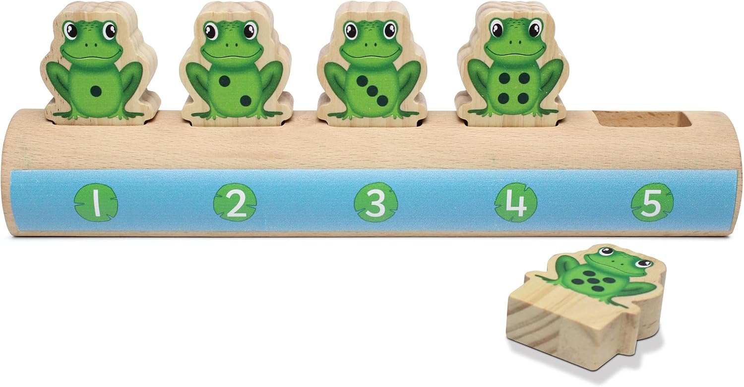 Yellow Door Five Frogs on a Log Number Line Tool