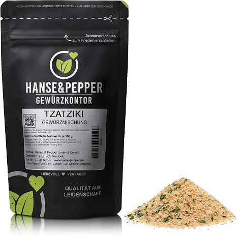 100g Tzatziki Spice Preparation Tsatsiki Spice Dip Cacik Zaziki Spice Mix