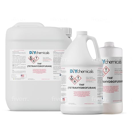 99.5% High Purity THF (Tetrahydrofuran) by DIYChemicals (1 Quart (33.8 fl oz))