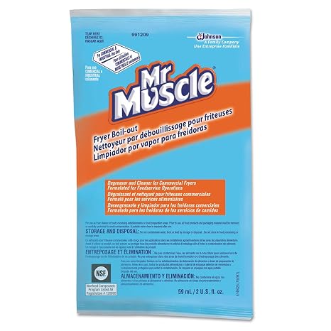 Mr. Muscle 991209 Fryer Boil-Out 2oz Packet 36/Carton